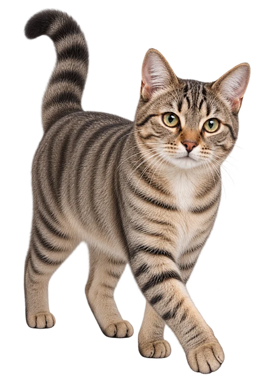导入的猫咪 PNG 图片